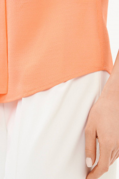 Блуза Nelva 23448 неоновый оранжевый - фото 3