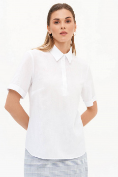 Блуза Nelva 23449 белый - фото 4
