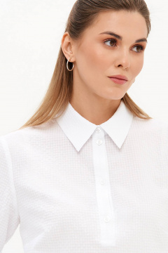 Блуза Nelva 23449 белый - фото 3