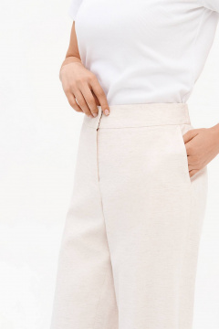 Брюки Nelva 31221 кремовый меланж - фото 5