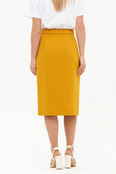 Юбка Nelva 4919 горчичный - фото 5