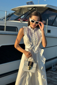 Платье Pavlova 192 белый - фото 3