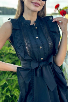 Платье Pavlova 192 черный - фото 3