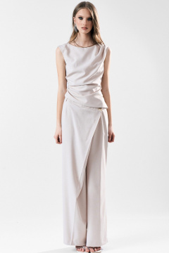 Брюки MilMil 1174-2 жемчужный - фото 4