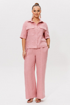 Брюки, рубашка Galean Style 982 розовый - фото 3