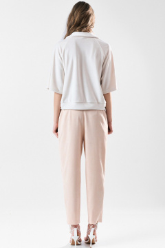 Джемпер MilMil 1191 жемчужный - фото 4