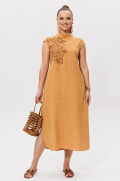 Платье Galean Style 979 охра - фото 1