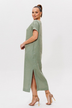 Платье Galean Style 974 хаки - фото 4