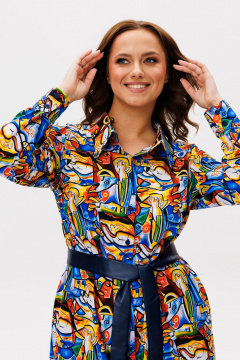 Платье Anelli 1341 пикассо - фото 4