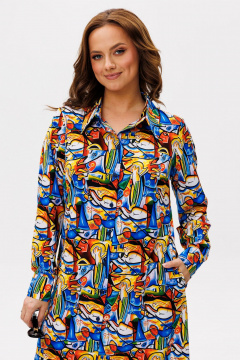 Платье Anelli 1341 пикассо - фото 2