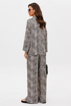 Блуза, брюки Butеr 3099 бежево-черный - фото 2