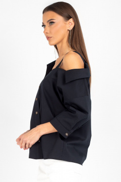 Блуза VIZAVI 726 черный - фото 5