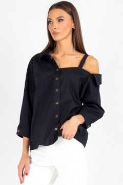 Блуза VIZAVI 726 черный - фото 4