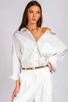 Блуза VIZAVI 727 белый - фото 5