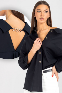Блуза VIZAVI 727 черный - фото 1