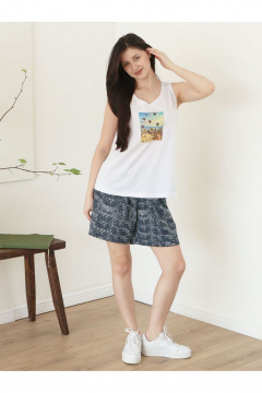 Майка, шорты Купалинка 32501G.170-176 к.белый,набивка - фото 5