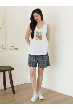 Майка, шорты Купалинка 32501G.170-176 к.белый,набивка - фото 1