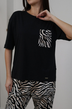 Брюки, футболка Купалинка 563300.170-176 к.черный,набивка - фото 4