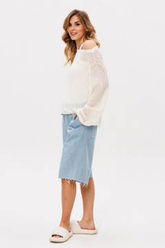 Блуза EOLA 2864 молочный - фото 5