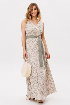 Платье EOLA 2862 бежевый_принт - фото 1