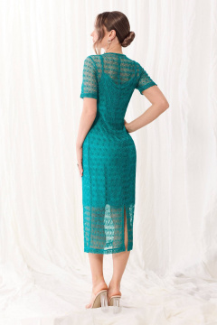 Платье Golden Valley 44215 зеленый - фото 3