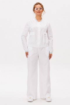 Брюки, бомбер Mubliz 264 белый - фото 1