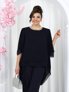 Блуза, брюки Ninele 6050 синий - фото 4