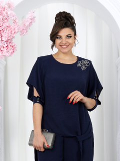 Брюки, туника Ninele 6051 синий - фото 5