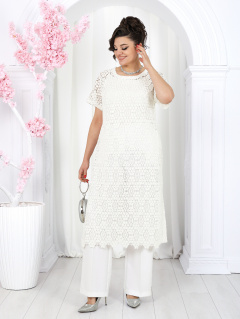 Блуза, брюки, туника Ninele 6055 молочный - фото 1