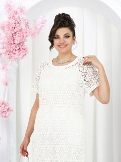 Блуза, брюки, туника Ninele 6055 молочный - фото 5