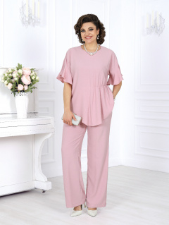 Блуза, брюки Ninele 7493 розовый - фото 3