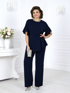 Блуза, брюки Ninele 7493 синий - фото 5