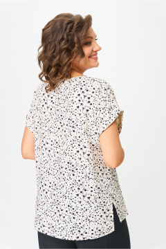 Блуза STEFANY 477 молочный - фото 3