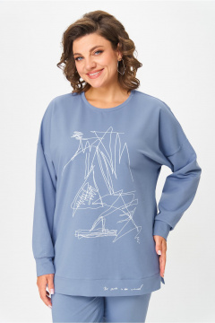 Брюки, свитшот STEFANY 2061-2 синий - фото 5