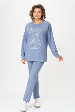 Брюки, свитшот STEFANY 2061-2 синий - фото 1