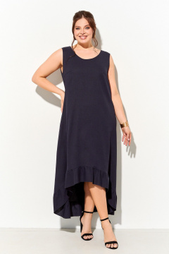 Платье IVA 1813 синий - фото 1