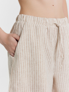 Шорты Mark Formelle 132341-1/24-33390П-9 коричневая_полоска_на_молочном - фото 5