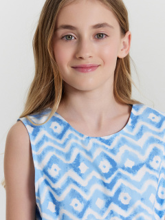 Сарафан Mark Formelle 177743/24-33353П-9 зигзаги_на_белом - фото 5