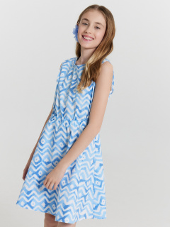 Сарафан Mark Formelle 177743/24-33354П-9 зигзаги_на_белом - фото 1