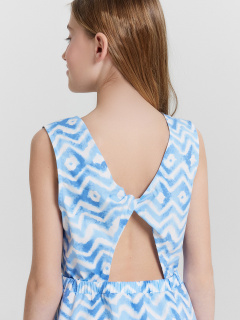 Сарафан Mark Formelle 177743/24-33354П-9 зигзаги_на_белом - фото 5