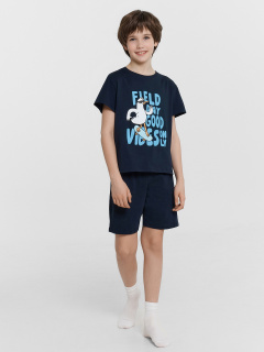 Футболка, шорты Mark Formelle 563322/25-35952ПП-0 неви_печать_1_сл_на_пол - фото 2
