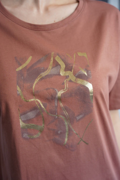 Туника Купалинка 527325.158-164 коричневый - фото 5