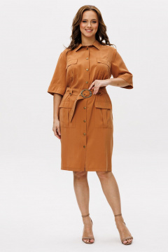 Платье Anelli 1612 чеддер - фото 1