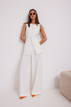 Брюки, жилет N.O.W. 1575 молочный - фото 1