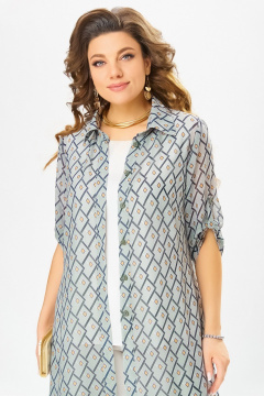 Кардиган Fita 20258 пыльно-землянистый - фото 5