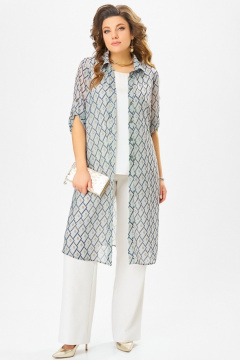 Кардиган Fita 20258 пыльно-землянистый - фото 1