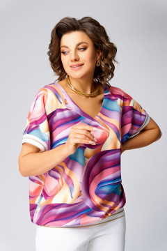 Блуза Swallow 839.4 мультиколор - фото 5