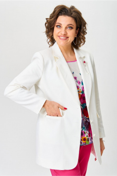 Жакет Andina city 4012-25 белый - фото 5