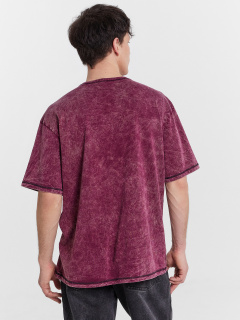 Футболка Mark Formelle 111933/24-ОБР4522П-0 винный_acid_wash_009.2_Эйсид_2_сл_на_пол - фото 3