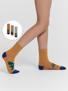 Носки Mark Formelle 430A-2847/B3-243430A кэмел_капучино_св.оливка_рис.2847 - фото 1